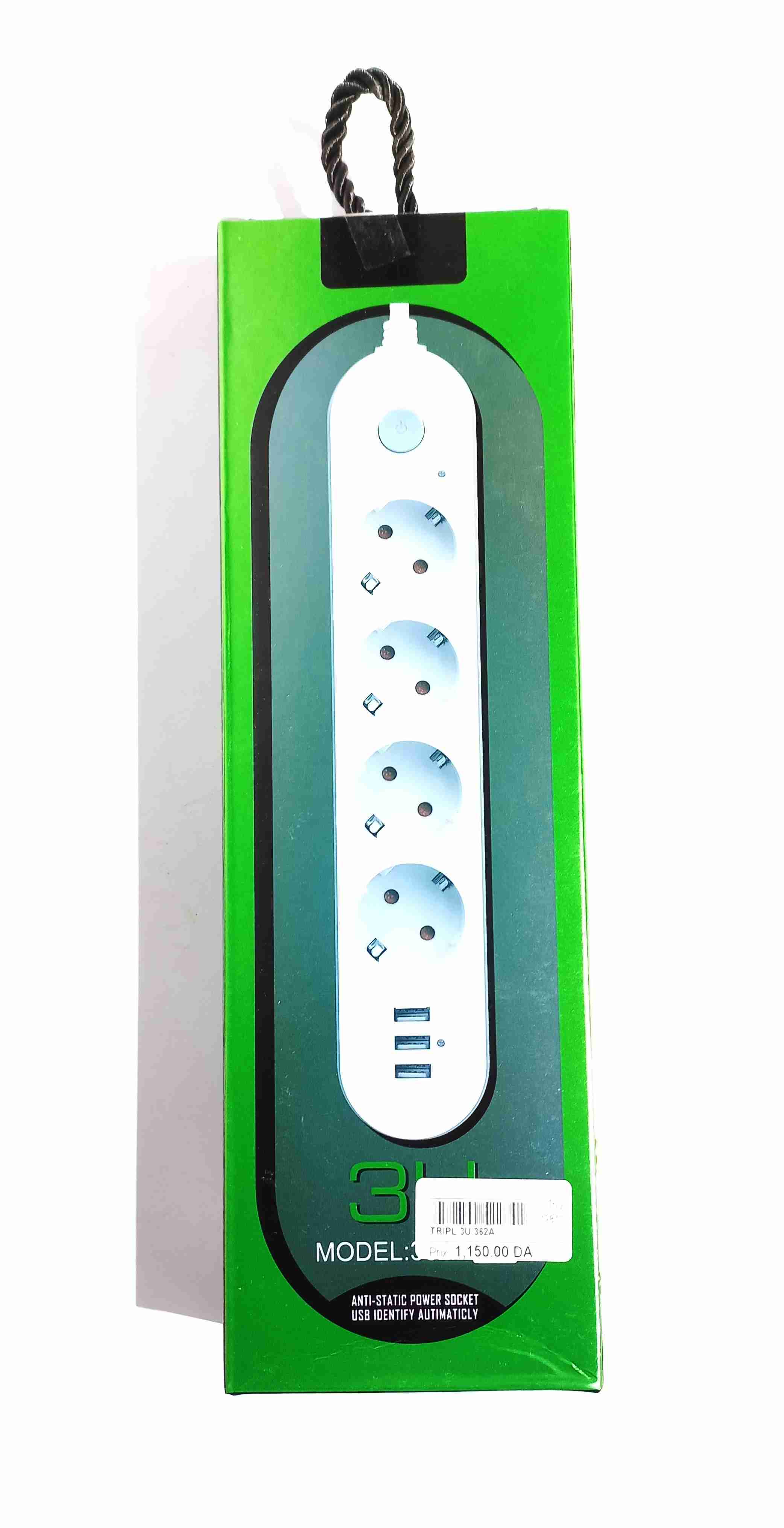 triplete 3u 4s 362a + 3 usb