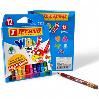 crayon couleur 12pcs pm wow tec 7128