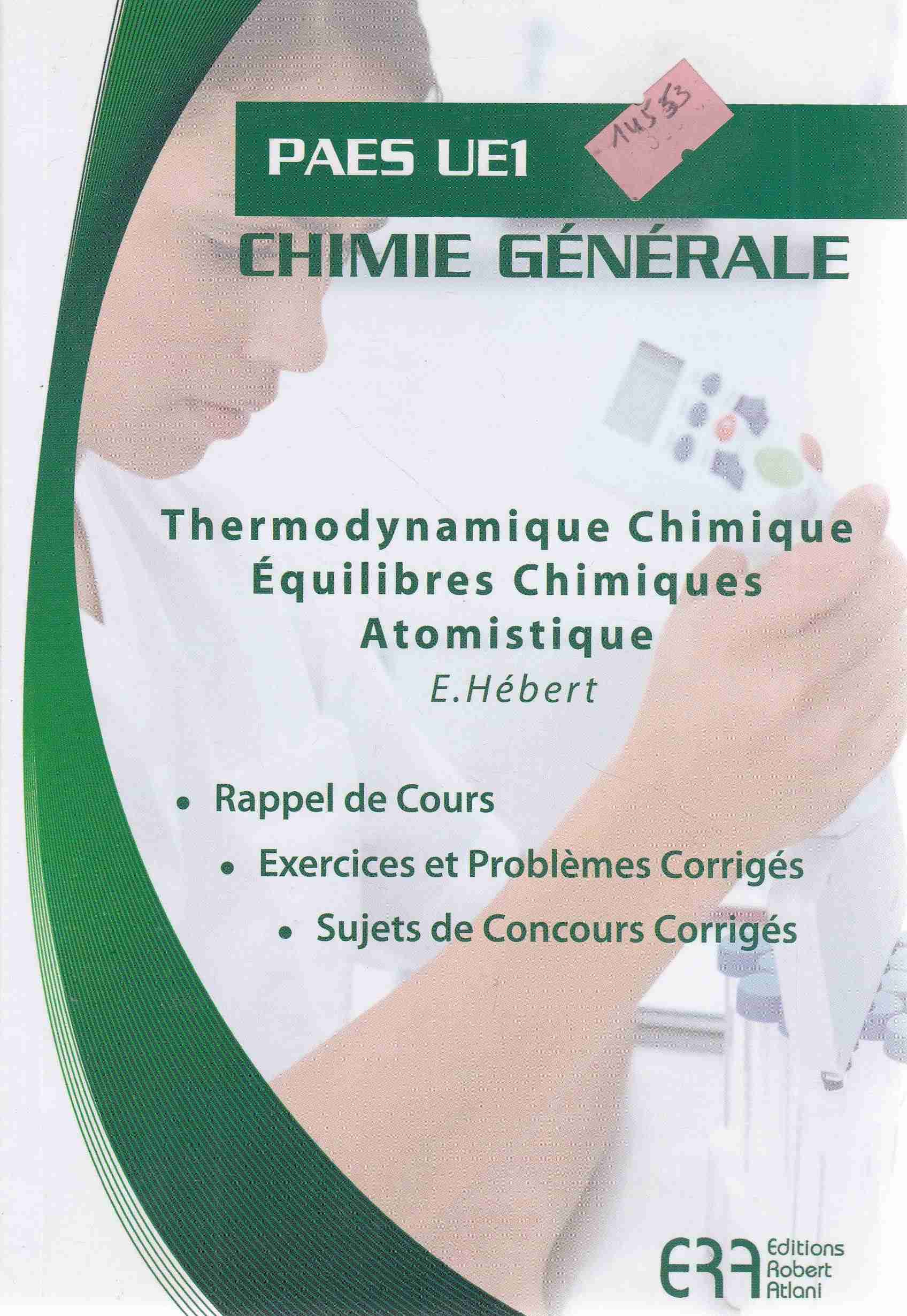 paes ue1 chimie generale