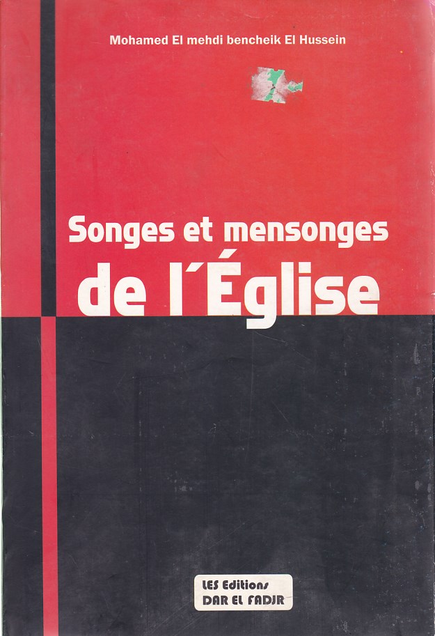 Librairie Bouarroudj - SONGES ET MENSONGES DE L'EGLISE   D1