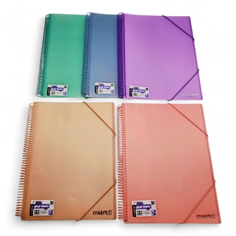 porte fiche 60 pochettes spiral cr606-p