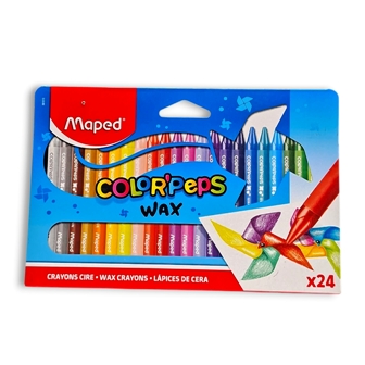 crayon couleur cire 24coul maped861013