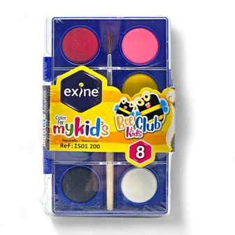 aquarelle ecolier 8 exine 1200