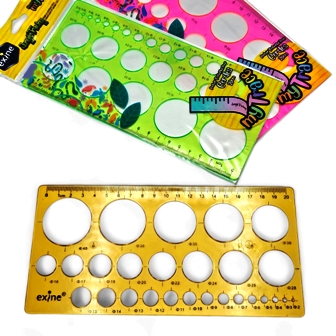 regle trace cercle flex exine 12027