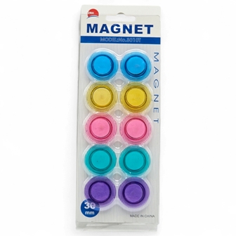 aimant 8pcs 3cm transparent rs9907