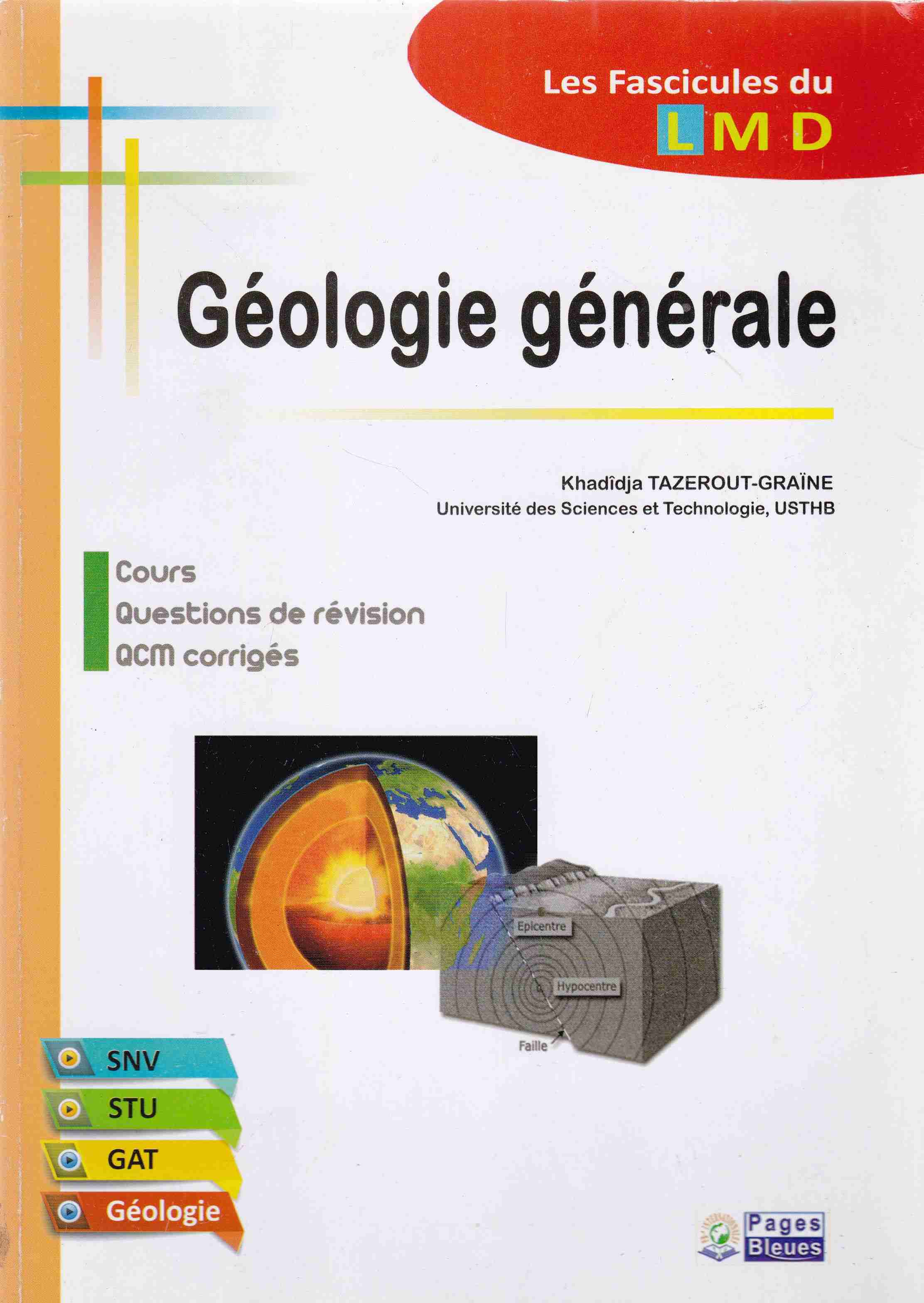 Librairie Bouarroudj - GEOLOGIE GENERALE