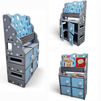 bibliotheque etagere rangement 2en1