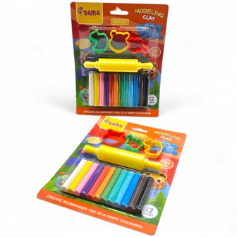 pate a cire 12clrs+4moules 157grs rama 2457