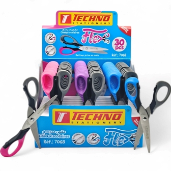 ciseau ecolier 12.7cm flex tec7068