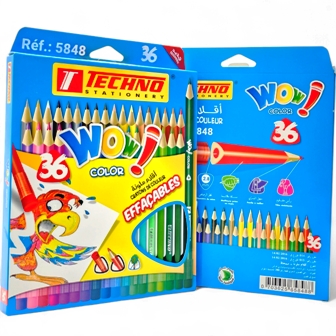 crayon couleur 36pcs wow tec 5848