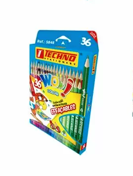 Librairie Bouarroudj - CRAYON COULEUR 36 WOW TEC 5848