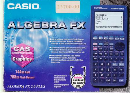 Librairie Bouarroudj - CALCULATRICE GRAPHIQUE CASIO ALGEBRA