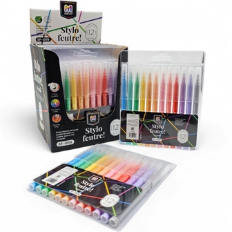 feutre ecolier 12 cls pastel mobs 119
