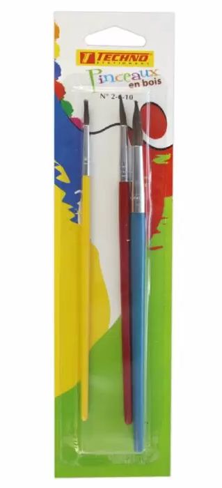 Librairie Bouarroudj - SERIE PINCEAU ECOLIER 3PCS TEC 5378