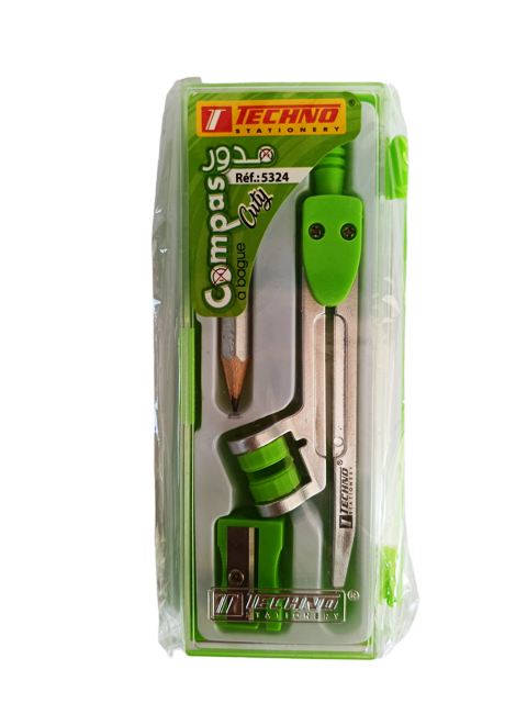 Librairie Bouarroudj - COMPAS ECOLIER 3PCS TEC 5324/5325