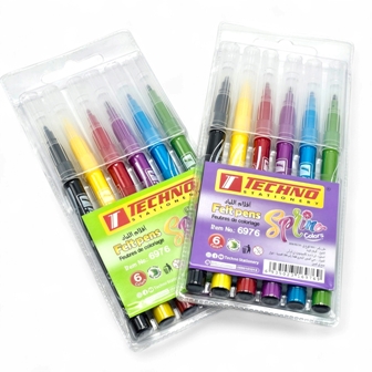 feutre ecolier de 6 techno 6976