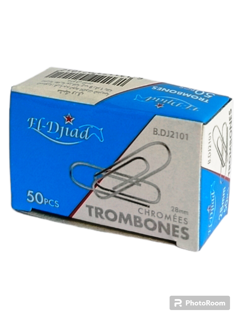 Librairie Bouarroudj - TROMBONE 28MM CHROME DJ2101