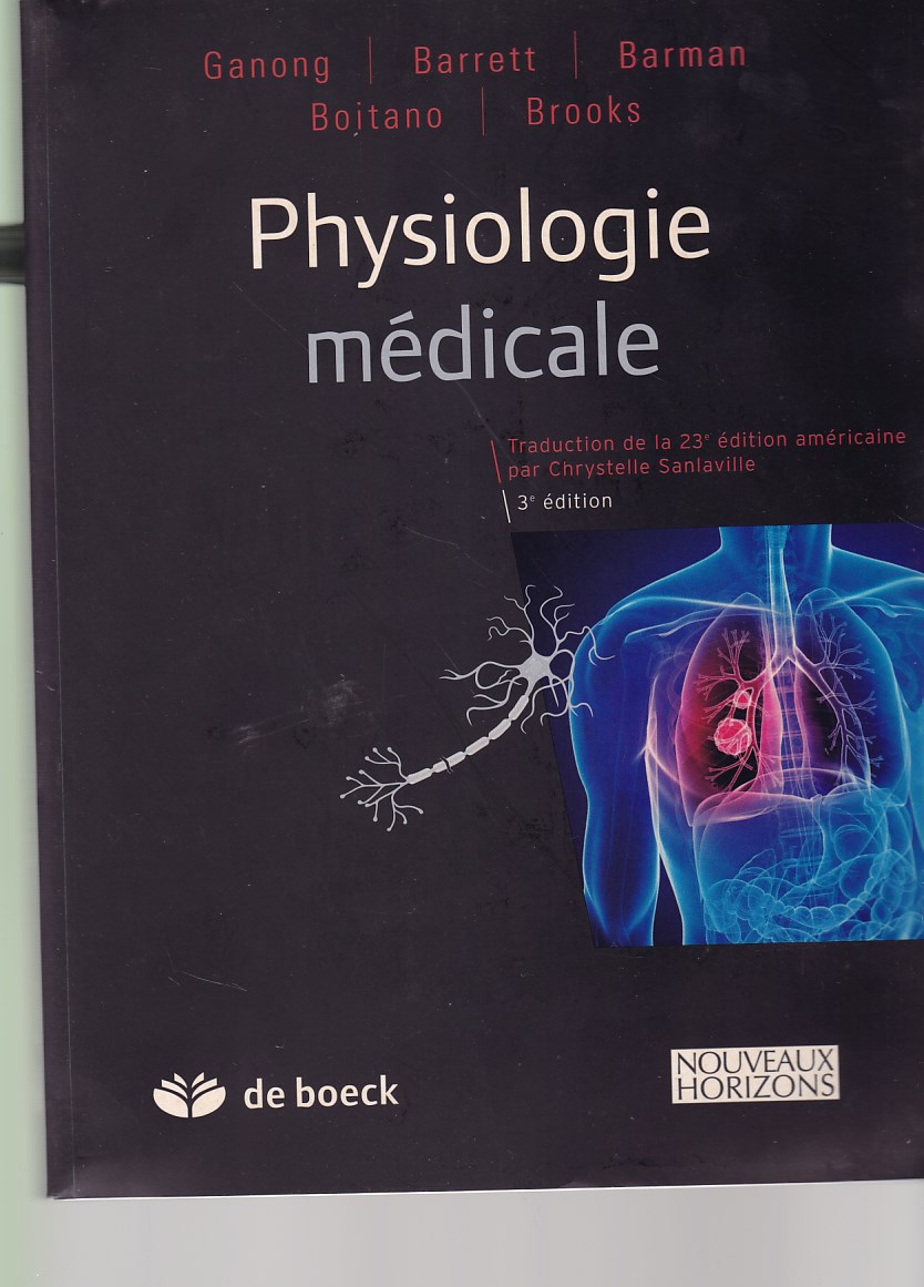 Librairie Bouarroudj - PHYSIOLOGIE MEDICALE