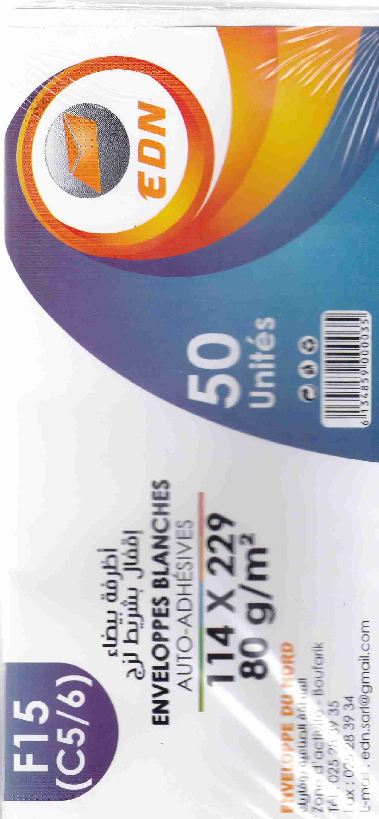 enveloppe f15 paquet 50pcs