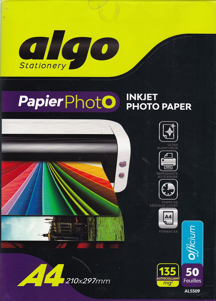 papier photo a4 135g df algo  5508