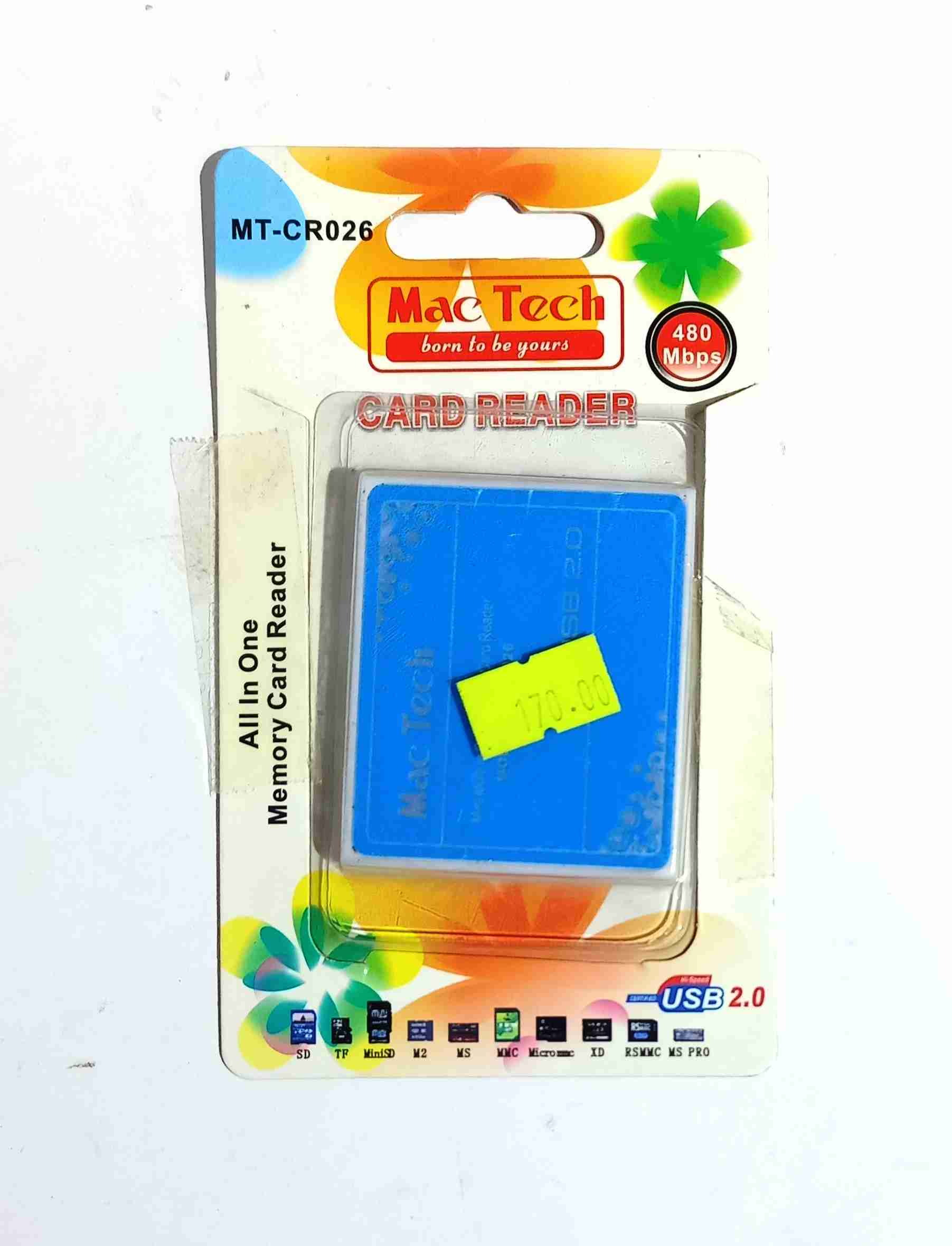 lecteur de carte memoire cr026