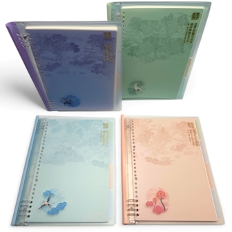 note book b5 pp cover feuille mobile deli df709