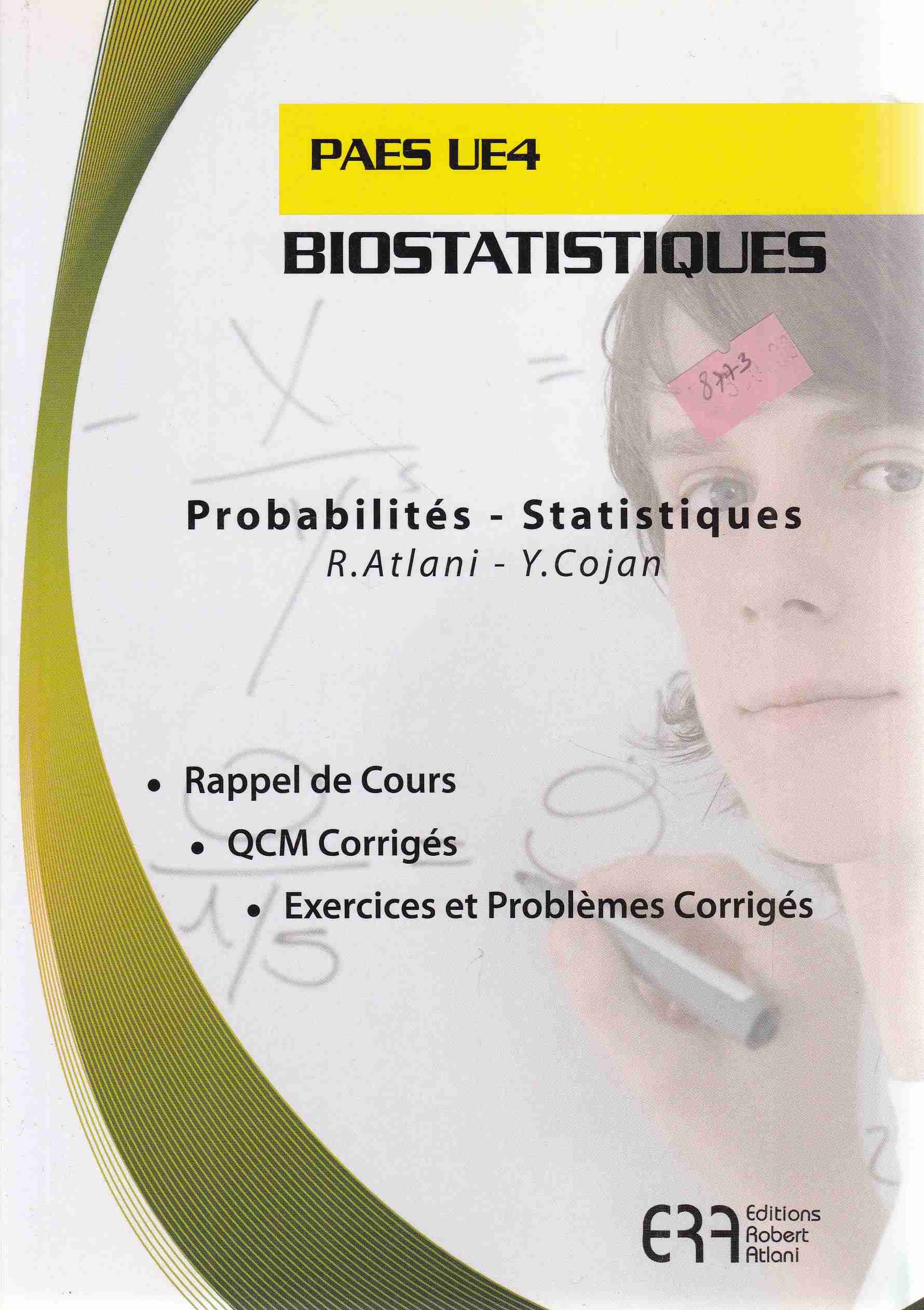 Librairie Bouarroudj - PAES UE4 BIOSTATISTIQUES