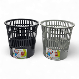 corbeille a papier en pvc gm 15l atlas