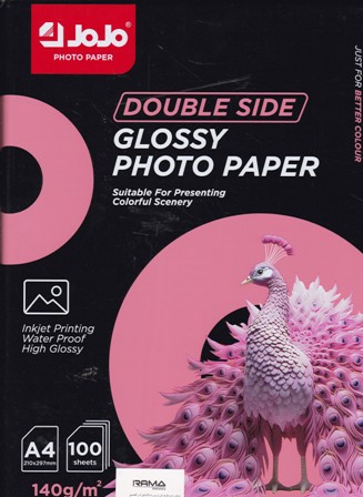 papier photo double face 140grs/100f jojo