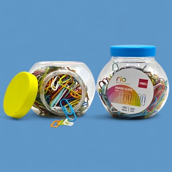 trombone 29 mm couleur 200pcs deli 0053